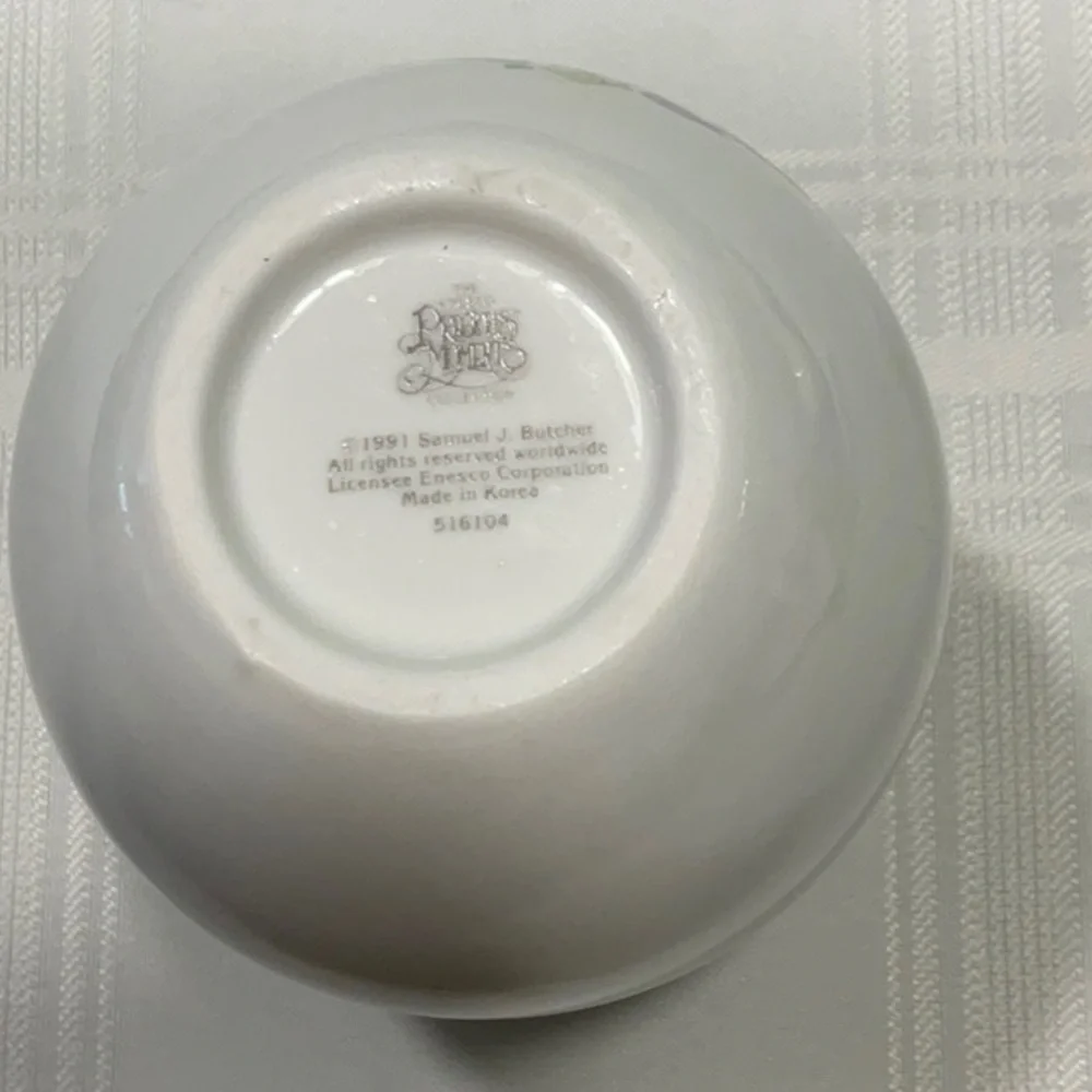 Precious Moments Porcelain Vase Vintage 1991